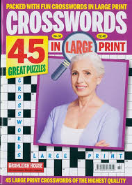 Crosswords In Large Print