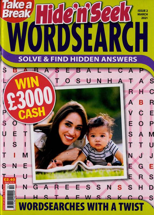 Tab Hide N Seek Wordsearch